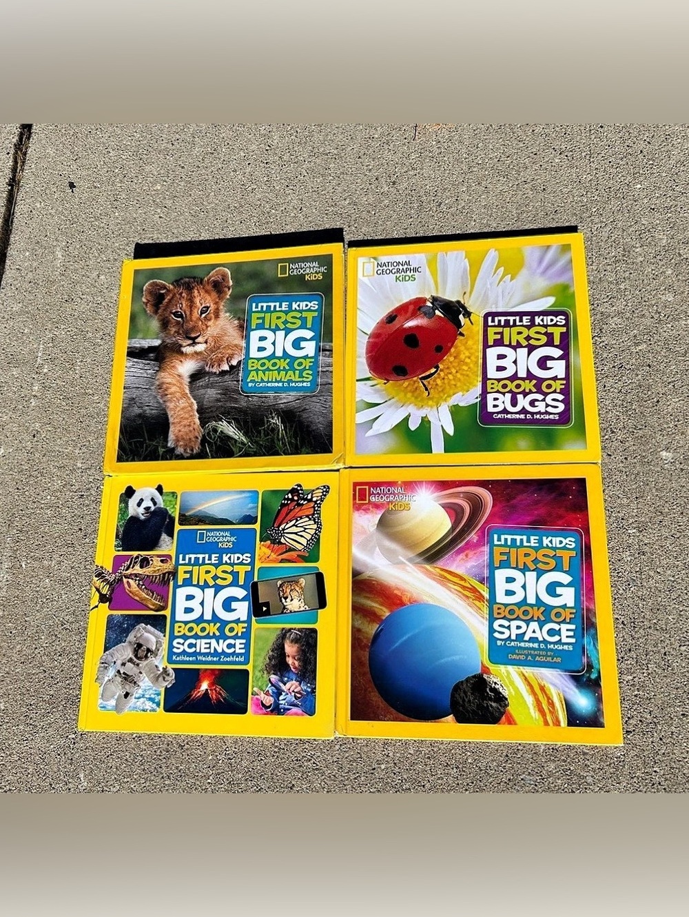 National Geographic First Big Book collection 4-Book Learning Set